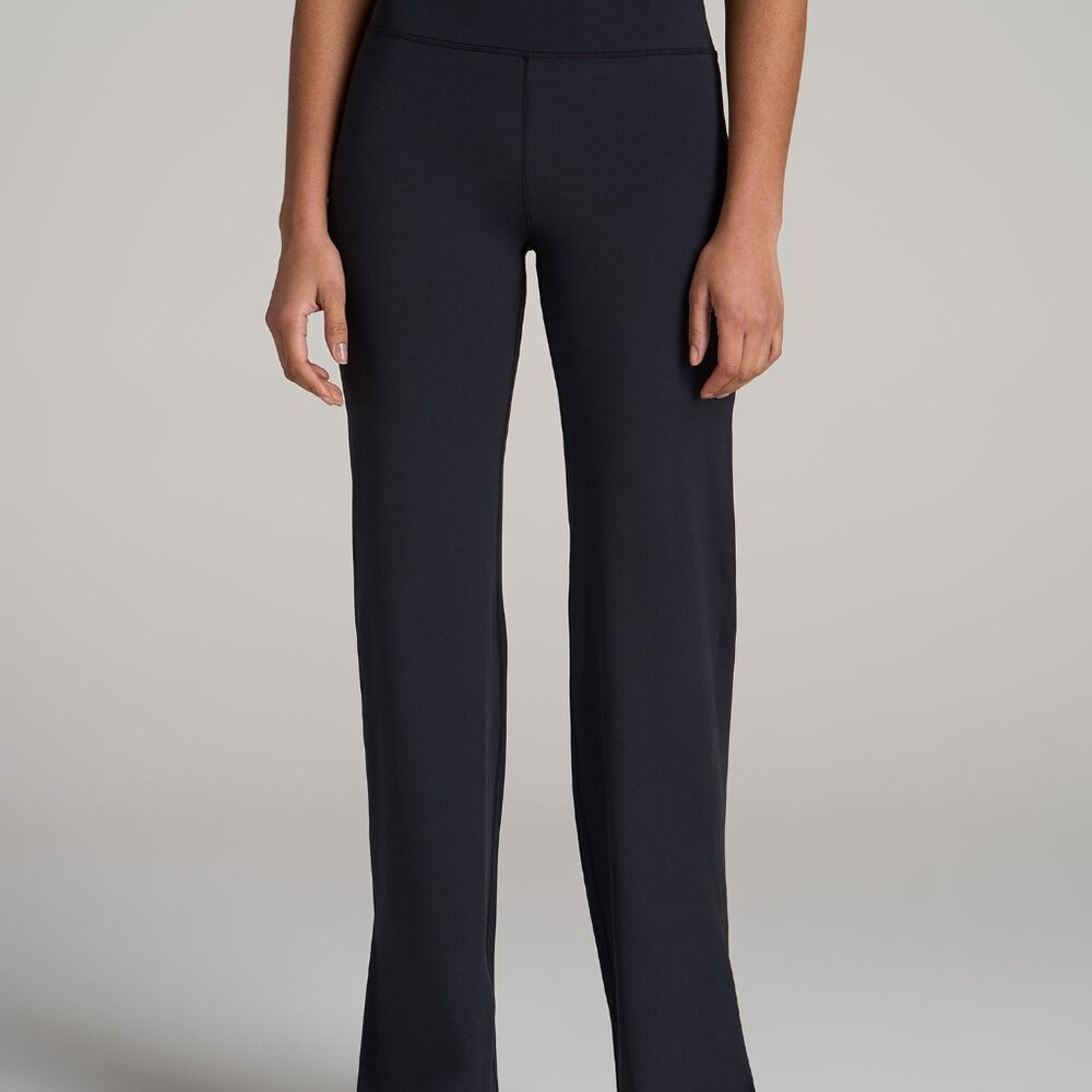 American Tall Balance Wide-Leg Pants for Tall Women in Black Size MM / Extra Tal